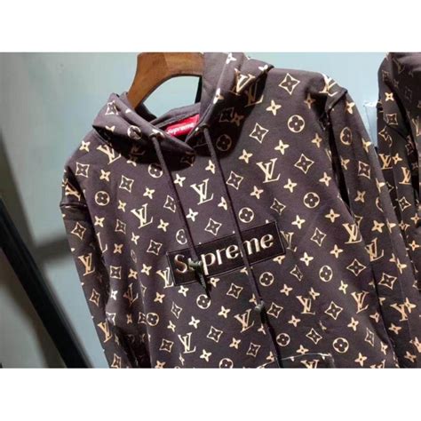 louis vuitton x supreme hoodie brown price|Supreme x Louis Vuitton: Shoes & More .